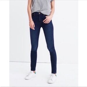 Madewell Skinny Skinny jeans blue mid rise